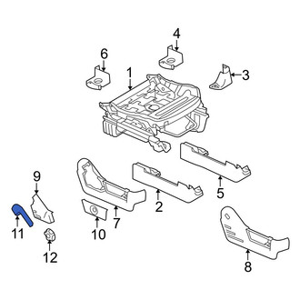 Ford OE - Front Left Seat Track Adjust Handle