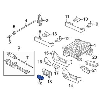 Ford OE - Front Power Seat Switch Knob