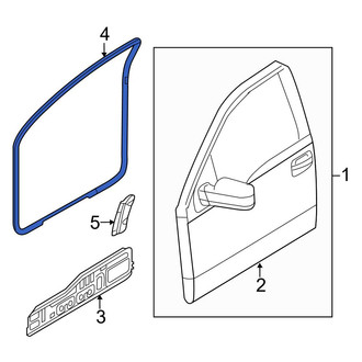 Ford OE - Front Left Door Seal