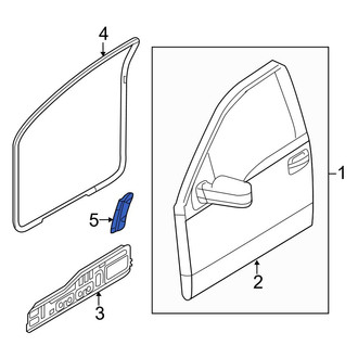 Ford OE - Front Right Door Seal