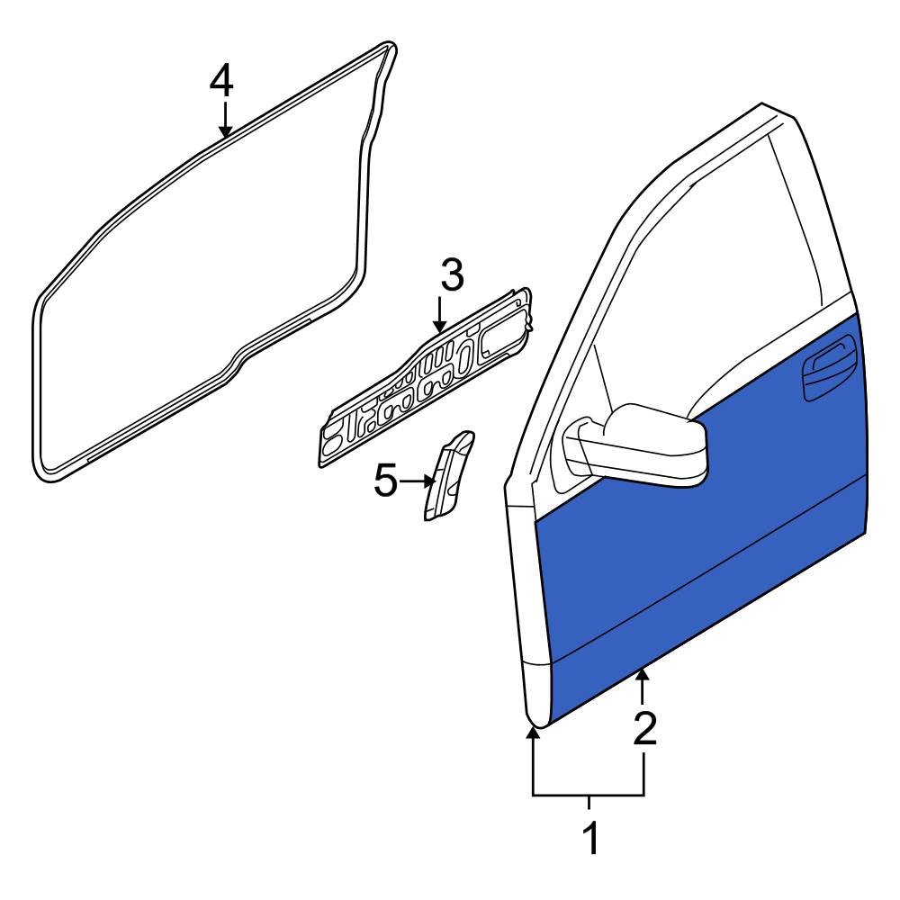 ford-oe-9l3z1820200b-front-right-outer-door-outer-panel