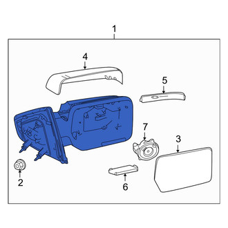 Ford OE - Front Left Door Mirror