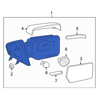 Ford OE - Front Right Door Mirror