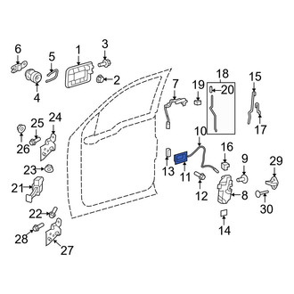 Ford OE - Front Left Inner Interior Door Handle