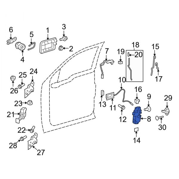 Door Latch Assembly