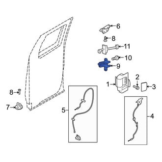 Ford OE - Rear Door Hinge