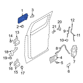 Ford OE - Front Left Outer Exterior Door Handle