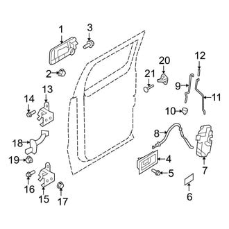 Ford OE - Rear Door - Lock & Hardware