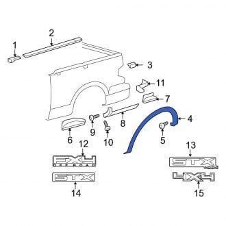 Ford F-150 Replacement Fender Moldings & Trim — CARiD.com