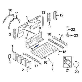 Ford OE - Rear Tie Down Hook