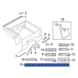Ford OE - Rear Truck Bed Decal