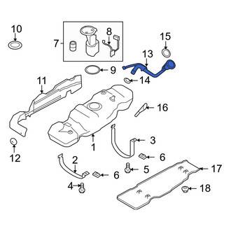 Ford OE - Fuel Tank Filler Neck