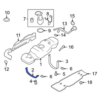 Ford OE - Front Fuel Tank Strap