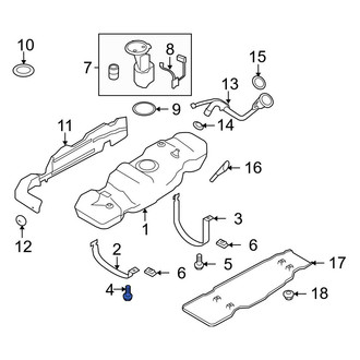 Ford OE - Front Fuel Tank Strap Bolt