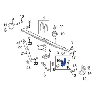 Ford OE - Rear Leaf Spring Bracket