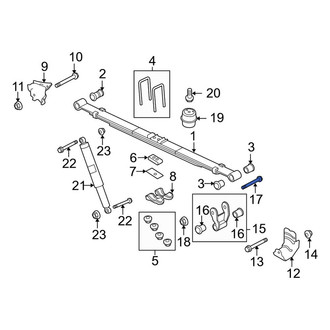 Ford OE - Leaf Spring Bolt