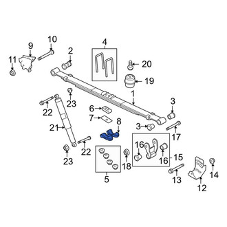 Ford OE - Rear Leaf Spring Plate
