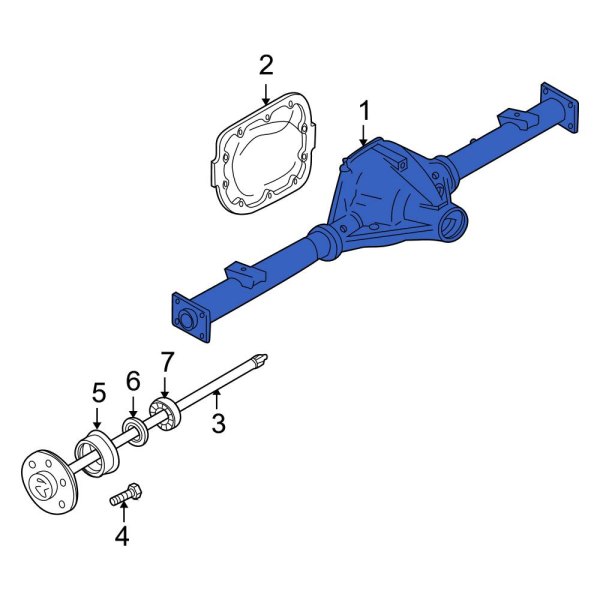 Ford OE BL3Z4010B Rear Differential Housing