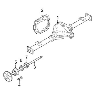 Ford OE - Rear Suspension - Rear Axle (FX2 / FX4 / Harley-Davidson Edition / King Ranch / Lariat / Platinum / STX / XL / XLT)