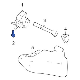 Ford OE - Rear Suspension Stabilizer Bar Bracket Bolt