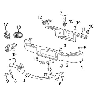 Ford OE - Rear Bumper - Bumper & Components