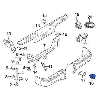 Ford OE - Left Inner Parking Aid Sensor Bracket