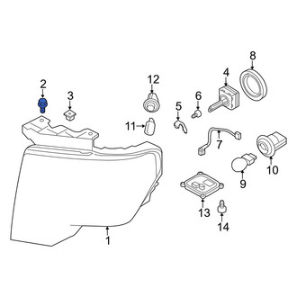 Ford OE - Headlight Rim Screw
