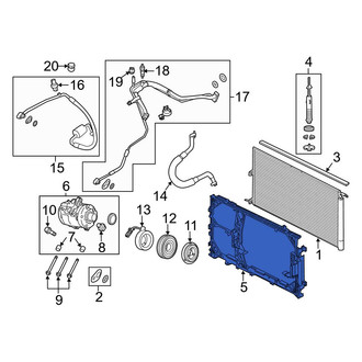 Ford OE - A/C Condenser Mount