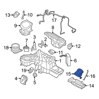 Ford OE - Instrument Panel Air Duct