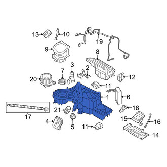 Ford OE - HVAC Unit Case Assembly