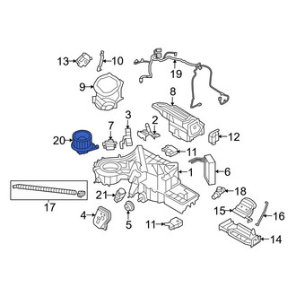 Ford OE - HVAC Blower Motor Assembly