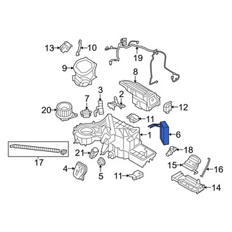 Ford OE - HVAC Heater Core