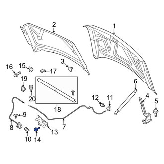 Ford OE - Hood Latch Screw