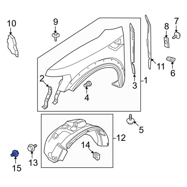 Fender Liner Retainer