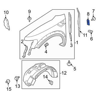 Ford OE - Fender Nut