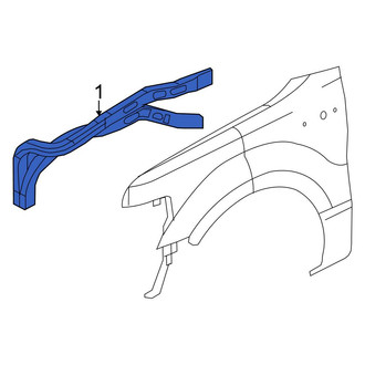 Ford OE - Front Left Fender Rail