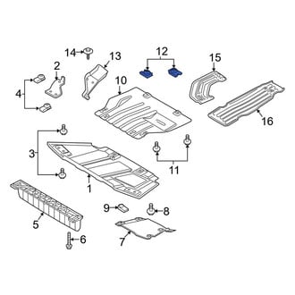 Ford OE - Drive Shaft Center Support Nut