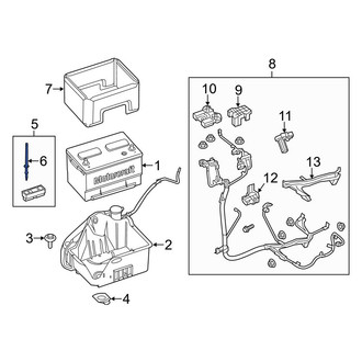 Ford OE - Battery Hold Down