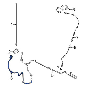 Ford OE - Radio Antenna Base