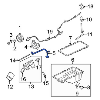 Ford OE - Engine Oil Pump Pickup Tube