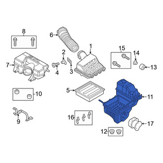 Ford OE - Lower Air Filter Housing