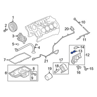 Ford OE - Upper Engine Coolant Thermostat Housing Seal