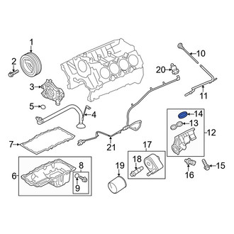 Ford OE - Upper Engine Coolant Thermostat Housing Seal