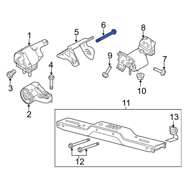 Engine Mount Bolt