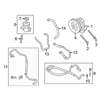 Ford OE - Inner Power Steering Hose O-Ring