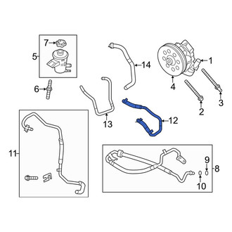 Ford OE - Power Steering Return Hose