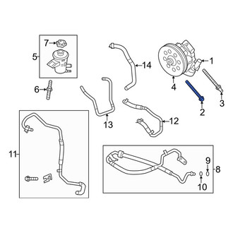 Ford OE - Power Steering Pump Mounting Bolt