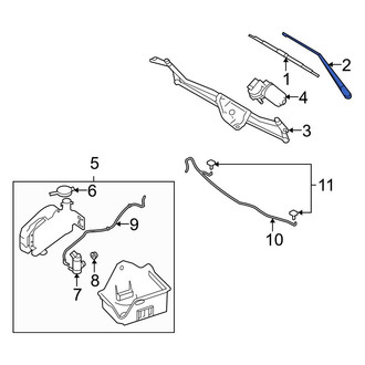 Ford OE - Left Wiper Arm