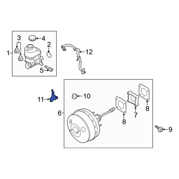 Power Brake Booster Check Valve