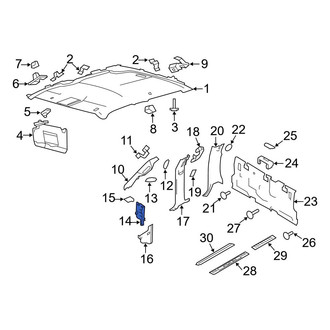 Ford OE - Right Kick Panel Trim